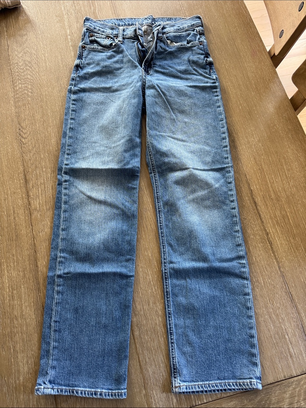 GAP Boys Blue Straight-Leg Jeans